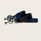 PENDRA Celesessa Leather Skull Gothic Belt
