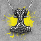 PENDRA Sheep Head Boyfriend Steel Necklace