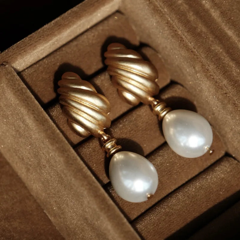 PENDRA Liquid Lava Sterling Silver Earrings