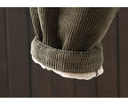 PENDRA Corduroy Warm Elastic Waist Pants