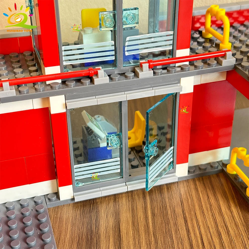 PENDRA Fire Station Helicopter Building Set