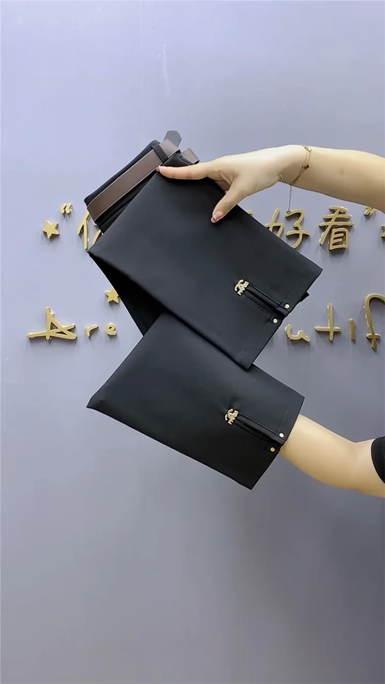 2024 High Waist Harem Pants Women Vintage Black Baggy Ankle-length Pencil Pantalones Casual Ol Trousers New Sweatpants