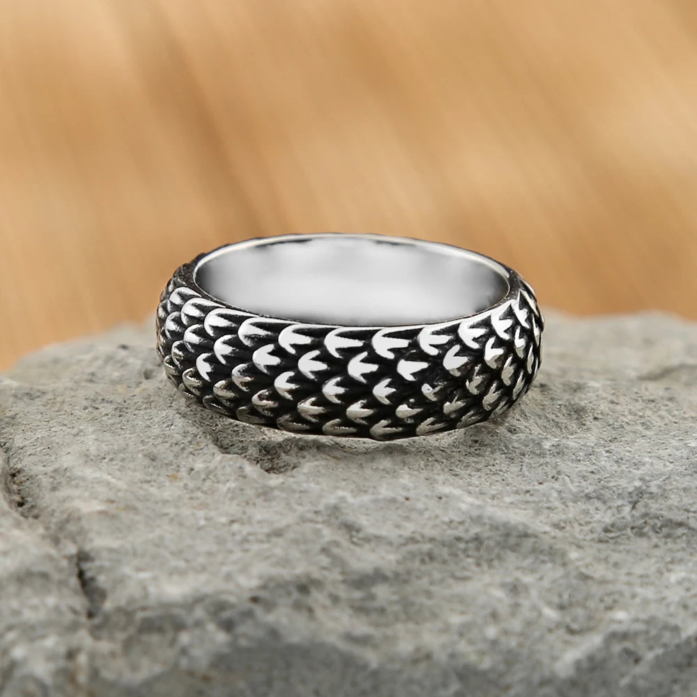 PENDRA Dragonscale Norse Viking Dragon Ring
