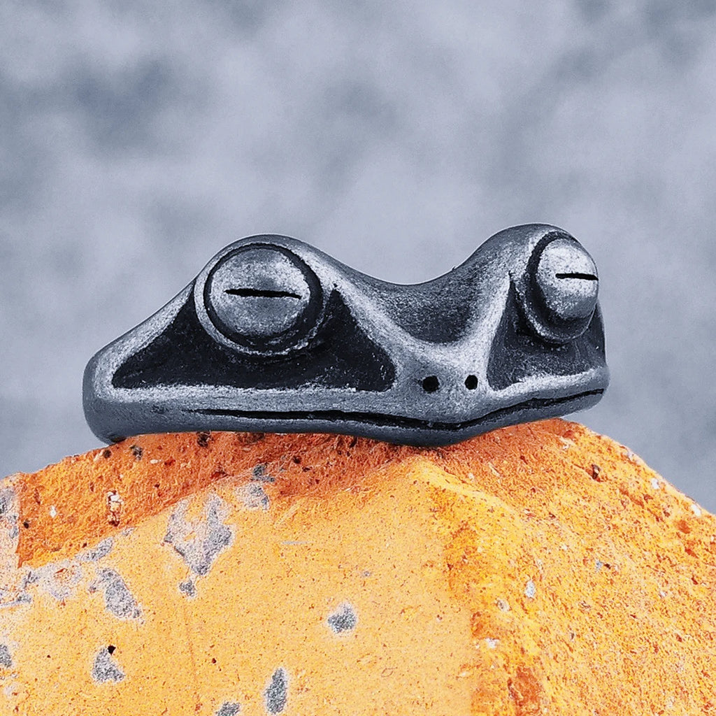 PENDRA Animal Frog Boyfriend Steel Ring