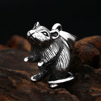 PENDRA Ratshade Gothic Mouse Rat Pendant Necklace
