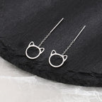 PENDRA Hollow Out Sterling Silver Earrings