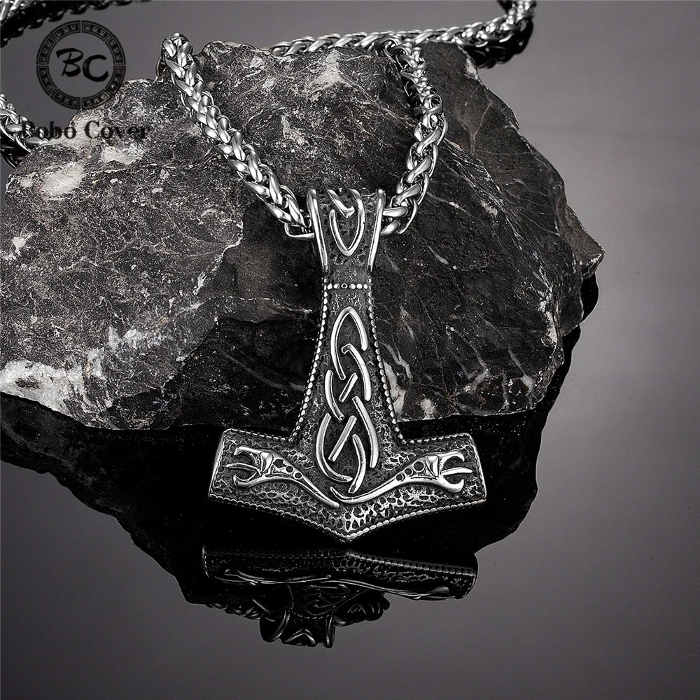 PENDRA Celtic Knot Rune Necklace