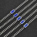 PENDRA Cuban Stone Link Chain Necklace