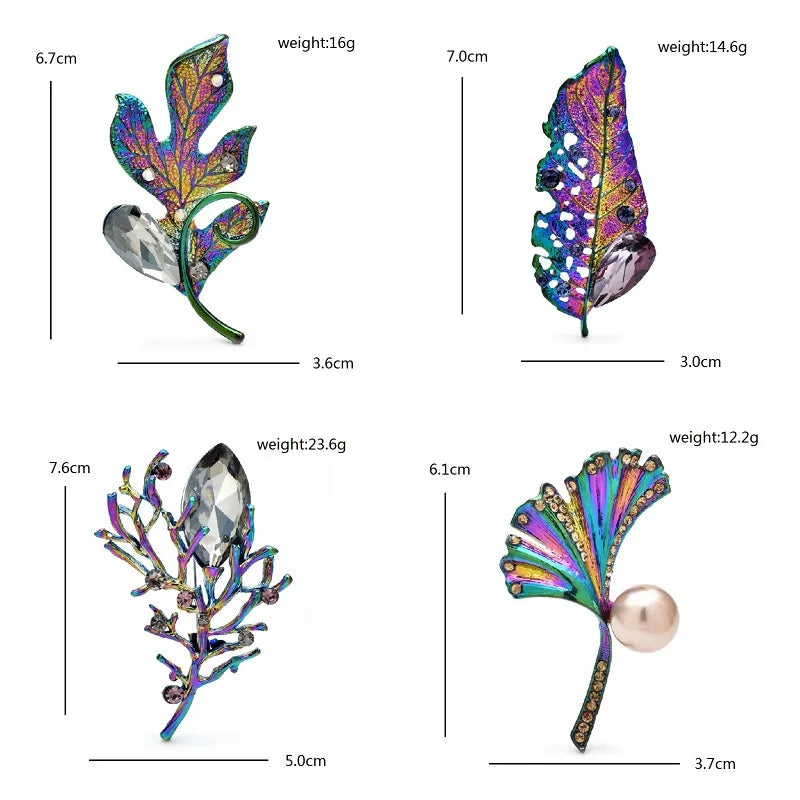 PENDRA Floramix Multidesign Flower Brooch