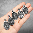 PENDRA Jesus Angel Virgin Steel Necklace