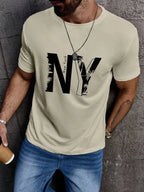 PENDRA California Letter Print T-Shirt
