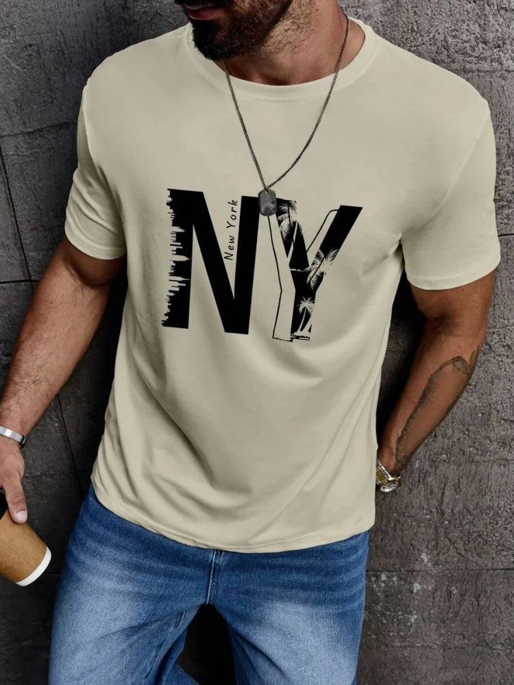 PENDRA Rose Alphabet Print T-Shirt