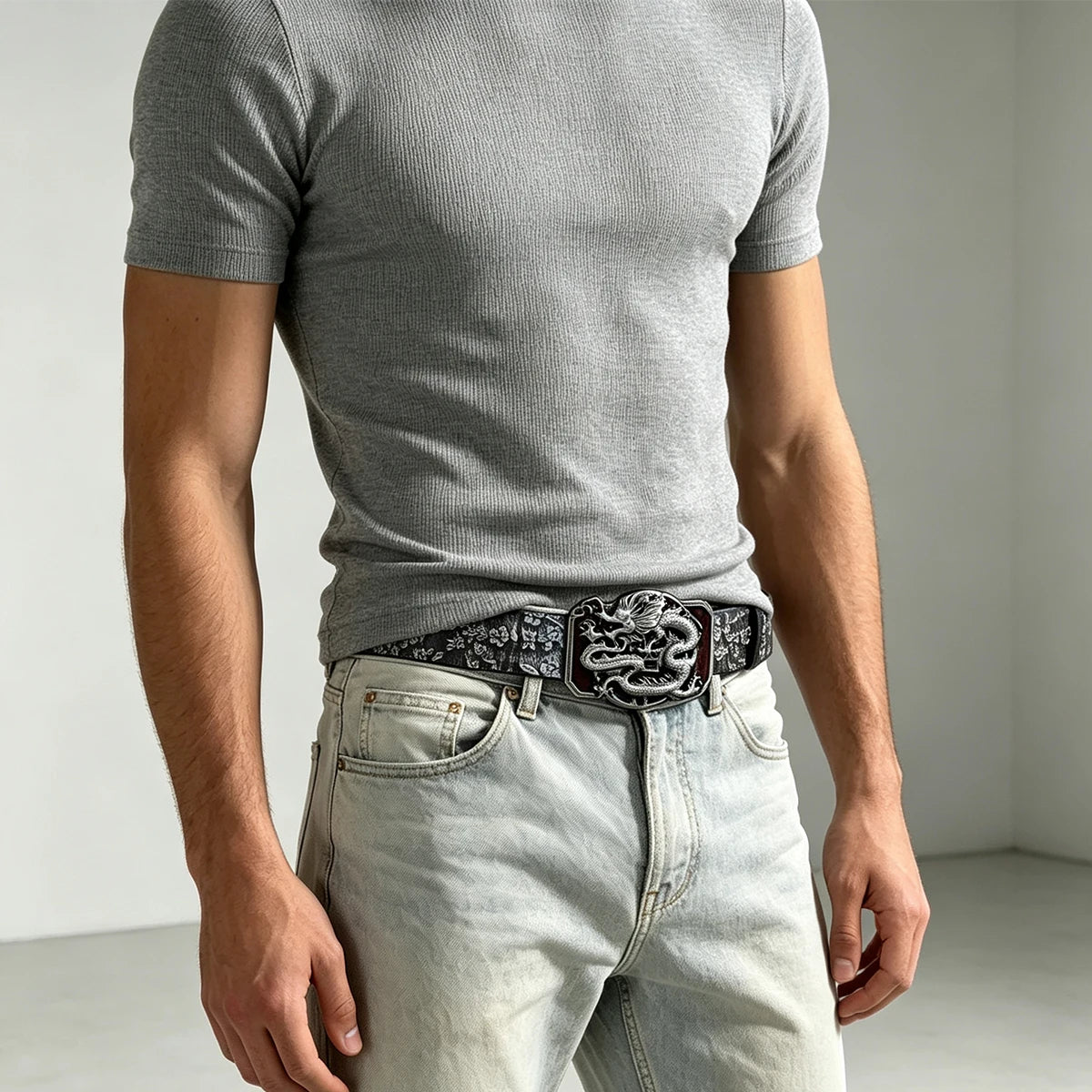  Retro Men's Belt Bohemian Style - Fashion Personalized Belt For Men Women Punk Rock Y2K Belts - For Jeans, Dresses & Casual We