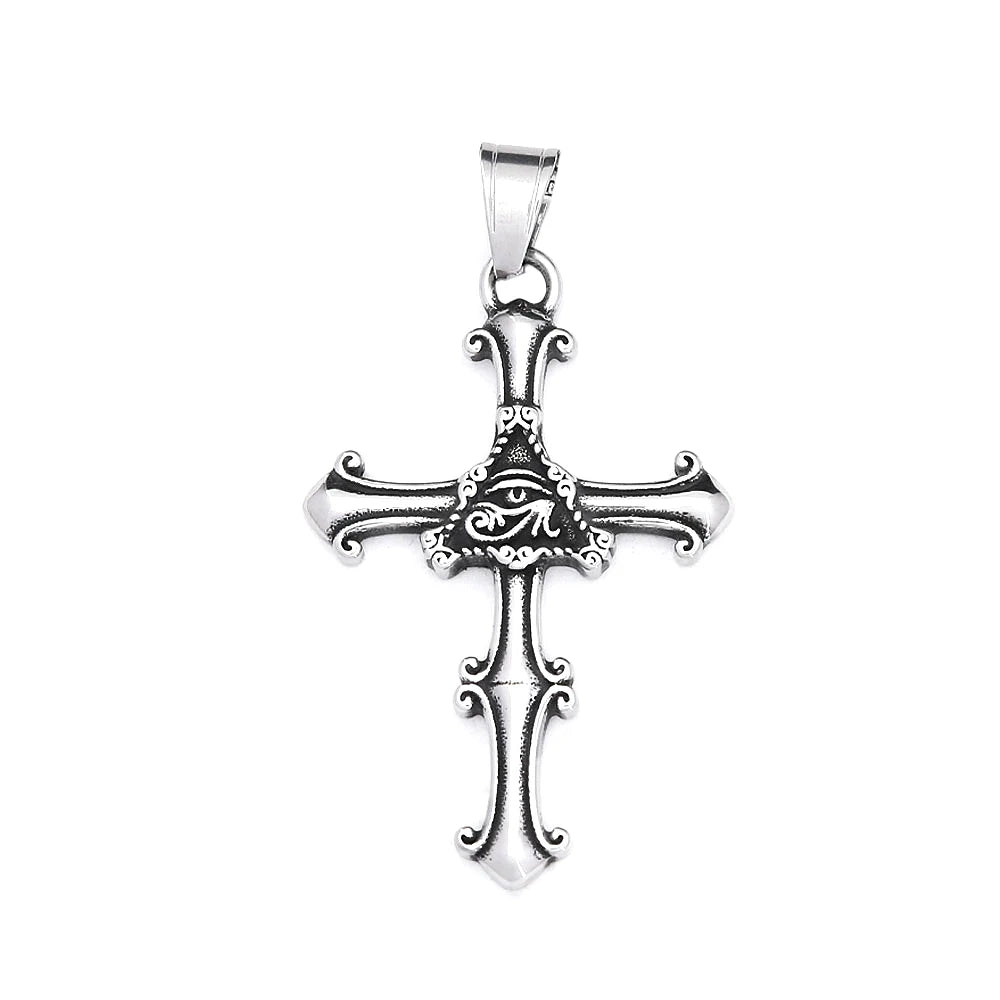 PENDRA Crossforge 316L Stainless Steel Cross Pendant