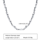 PENDRA Mobius Twisted Chain Necklace