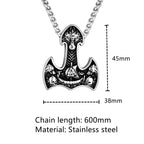 PENDRA Wolf Norse Dragon Necklace