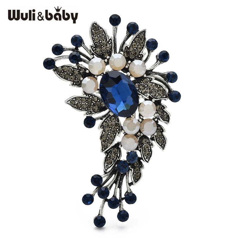 PENDRA Floravintage Vintage High-Quality Flower Brooch