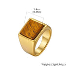 PENDRA Ravtari Tiger Eye Ring