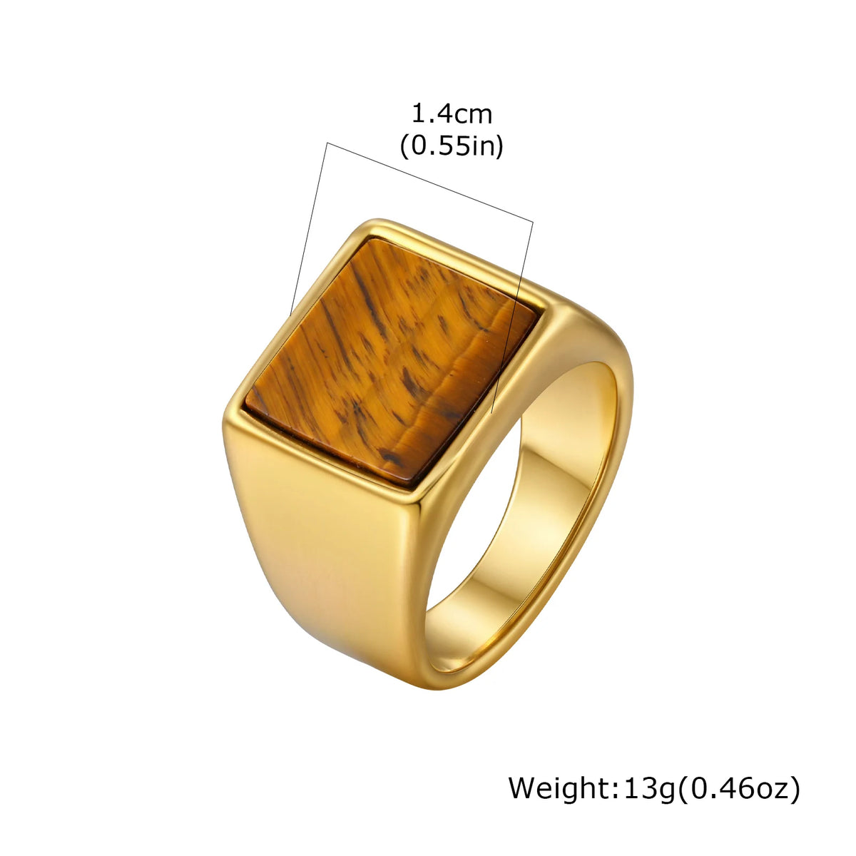 PENDRA Kaelith Tiger Eye Ring