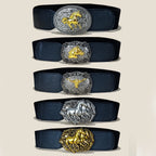 PENDRA Velaia Leather Western Wide Corset Belt