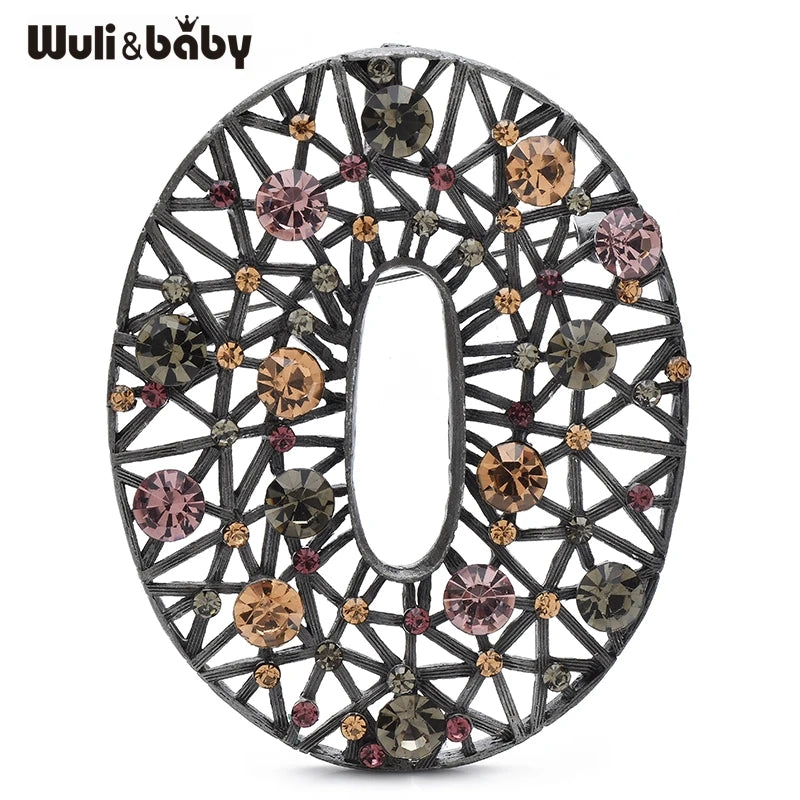 PENDRA Hollowelle Vintage Hollow-Out Round Brooch