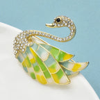 PENDRA Classical Elegant Swan Brooch
