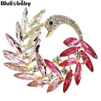 PENDRA Luxury Crystal Swan Brooch
