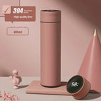 500ML High-Quality 304 Stainless Steel Smart Thermos Insulated Tea and Water Separation Cup for Men Women Best Christmas Gift