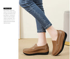 PENDRA Leather Sports Platform Shoes