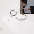 VENTFILLE 925 Sterling Silver Drop Earring For Women Zircon Crystal Hollow Out Cat Personality Jewelry Gift Dropshipping