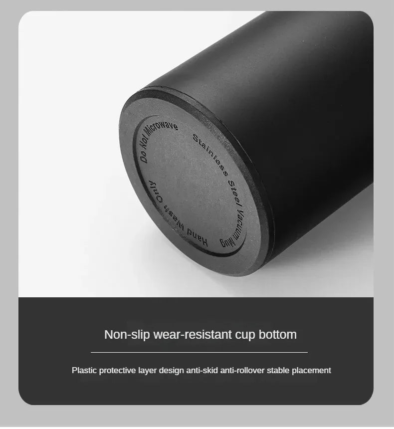 500ML High-Quality 304 Stainless Steel Smart Thermos Insulated Tea and Water Separation Cup for Men Women Best Christmas Gift