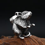 PENDRA Ratshade Gothic Mouse Rat Pendant Necklace