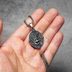 PENDRA Anchor Mermaid Steel Necklace