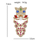 PENDRA Lovely Cool Lion Brooch