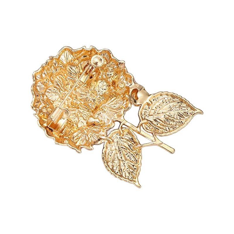 PENDRA Hydria 6-Color Hydrangea Ladybug Brooch