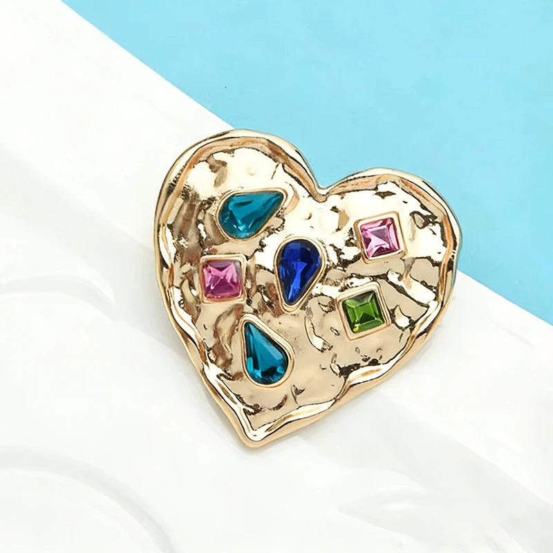 PENDRA Heart Brooch