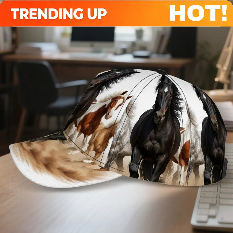 PENDRA Galloping Horses Cap