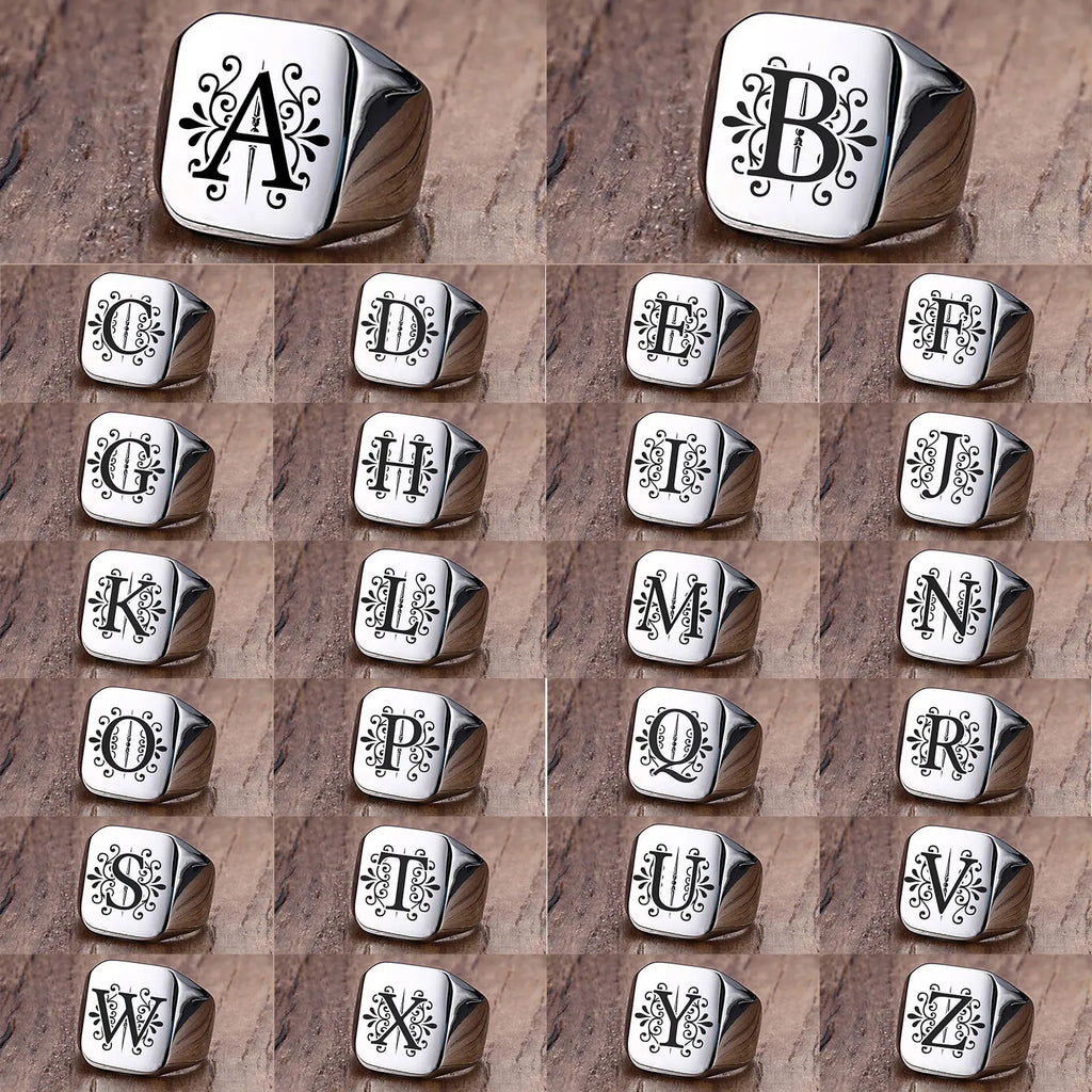 PENDRA Sigent Father's Day Steel Ring