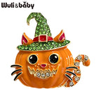 PENDRA Pumpkincat Cat Pumpkin Brooch