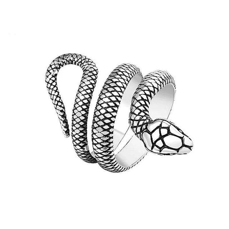 PENDRA Serpenta 316L Stainless Steel Snake Ring