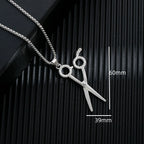 PENDRA Scissorforge Stainless Steel Scissors Pendant