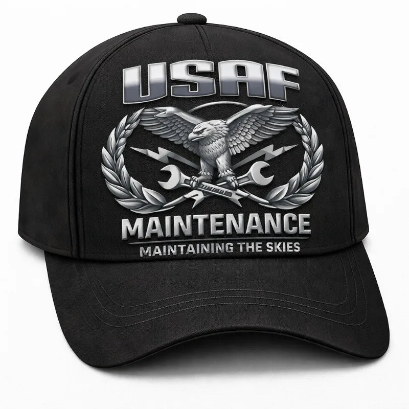 USAF Maintenance Themed Cap: A Prized Collectible Saluting Sky Maintenance Efforts