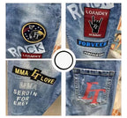 Spring Summer White Hot Drill Ripped Cowboy Korean Style Streetwear Men Washed Luxury Holes Slim Hip-hop Stylish Jeans Trousers