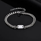 PENDRA Initial Cuban Bracelet