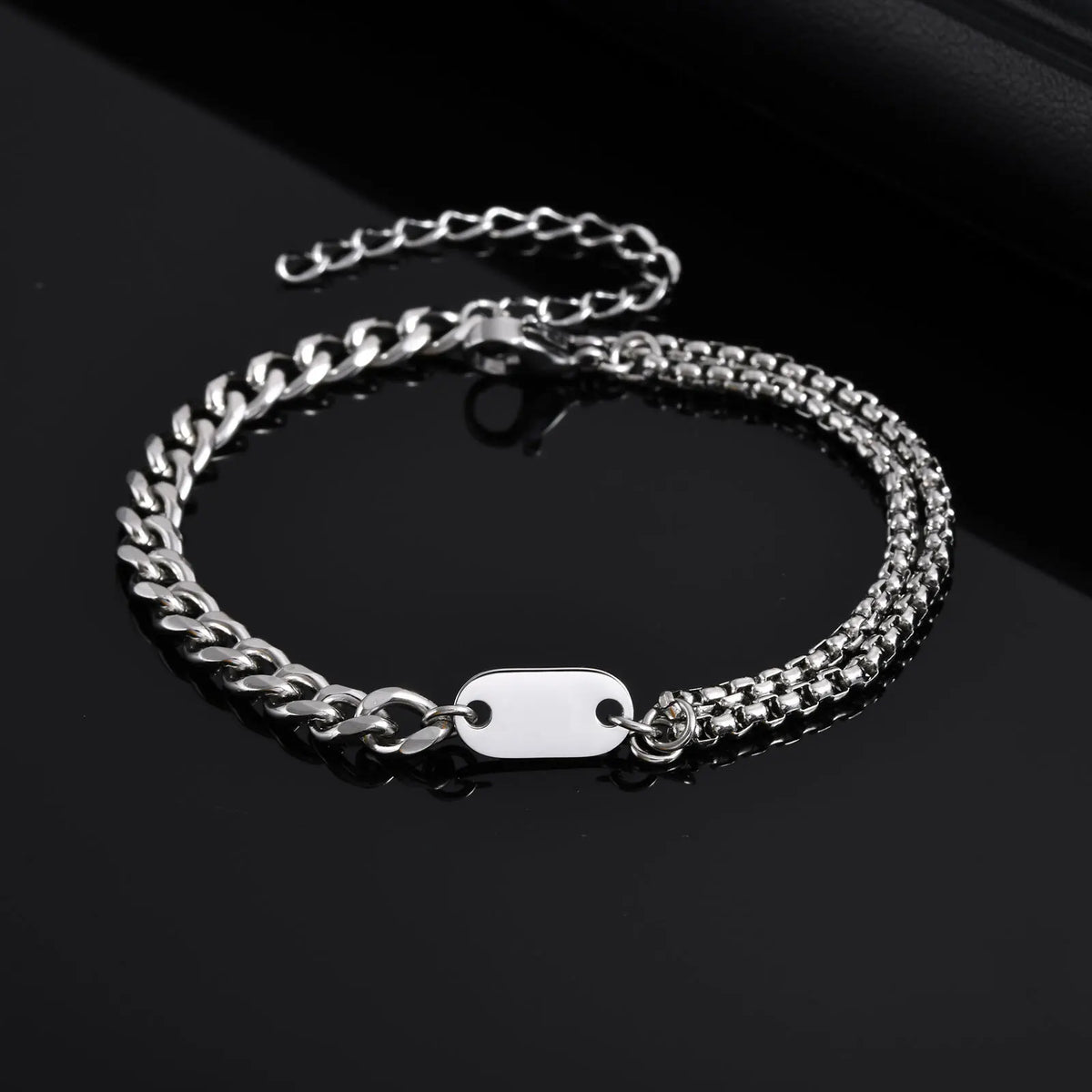 PENDRA Initial Cuban Bracelet