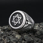 PENDRA Hexagram Star of David Ring