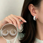 PENDRA Hoop Sterling Silver 7 Earrings