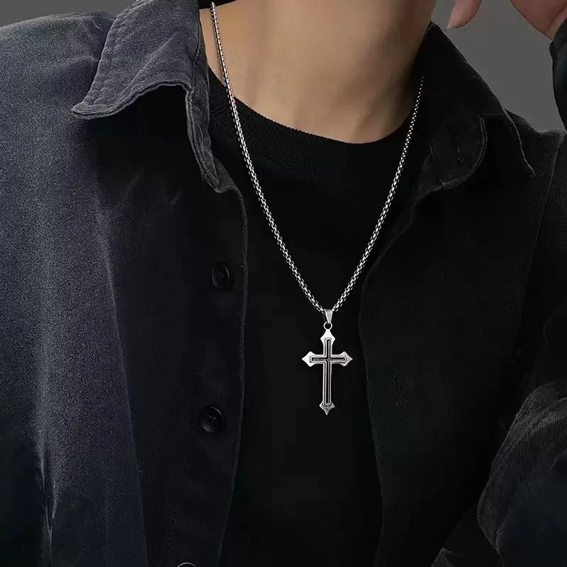 PENDRA Crossgold Gold-Plated Cross Pendant Necklace
