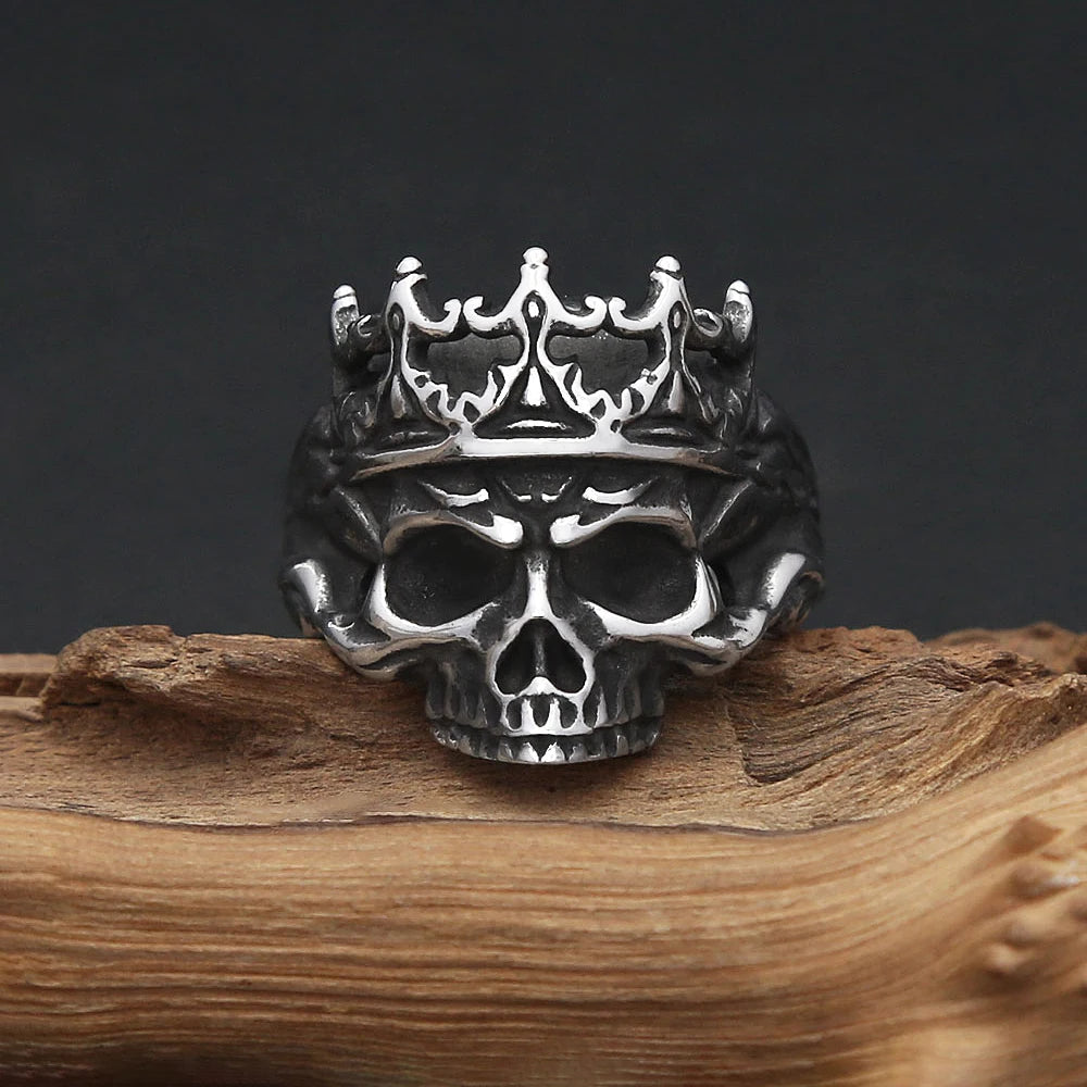 PENDRA Skullforge Gothic 316L Stainless Steel Ring
