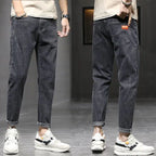 Comfortable Stylish Trendy Luxury Men's Jeans 2023 Summer Blue Cowboy Classic Jeans Casual Stretch Luxury Denim Pants for Men